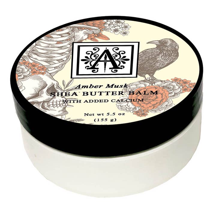 Fall Day of the Dead Shea Butter Balm 5 oz for wholesale by Kiss Me in the Garden