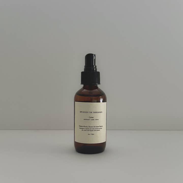 Species by the Thousands - Wholesale Room & Linen Spray - Cedar Essential Oil Body, Room & Linen Spray