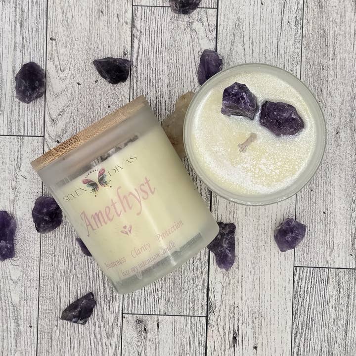 Candela Intenzione cristallo ametista per la vendita all'ingrosso da parte di Seven Divas