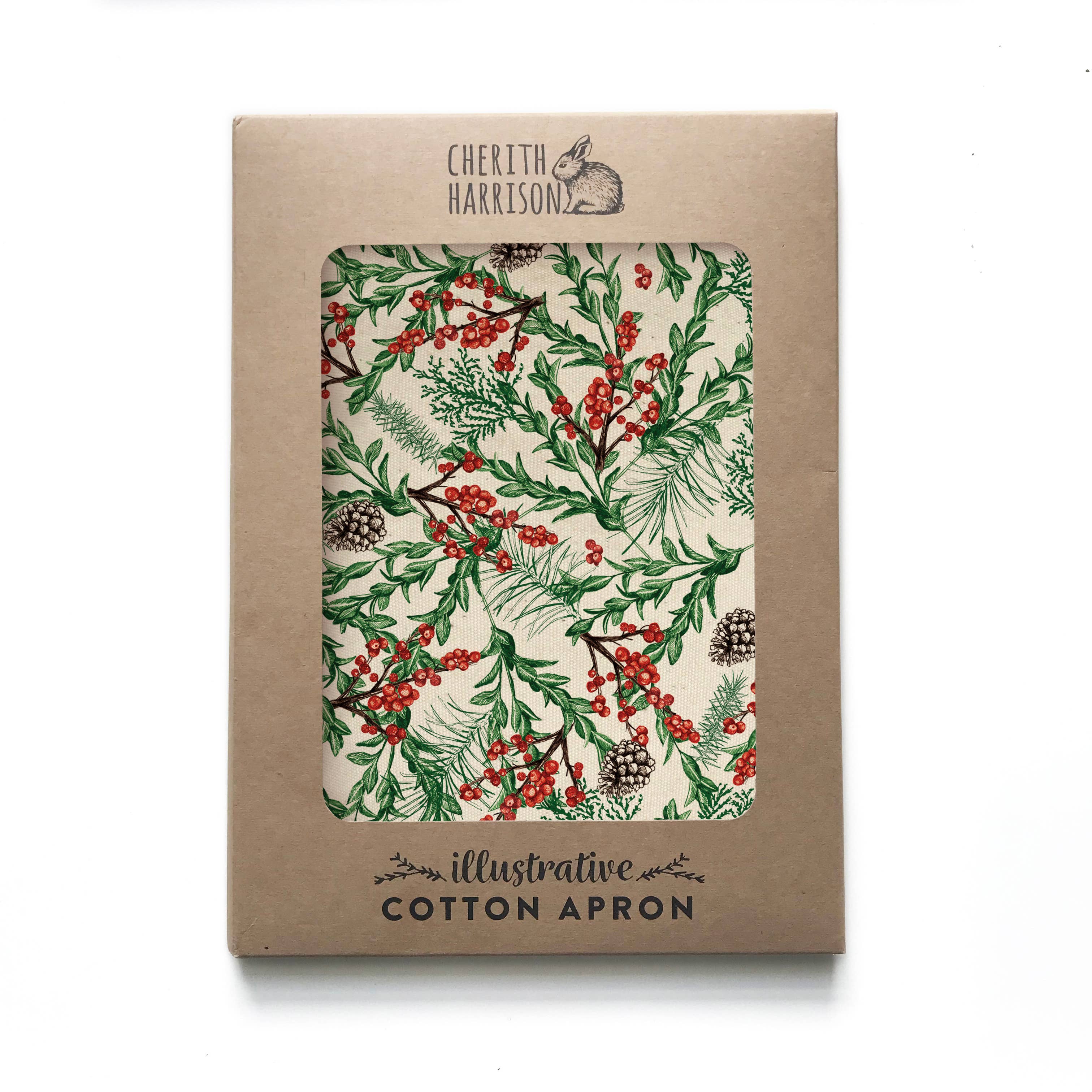 Parkwood Springs – wholesale Förkläde – Cherith Harrison Christmas Garden förkläde1