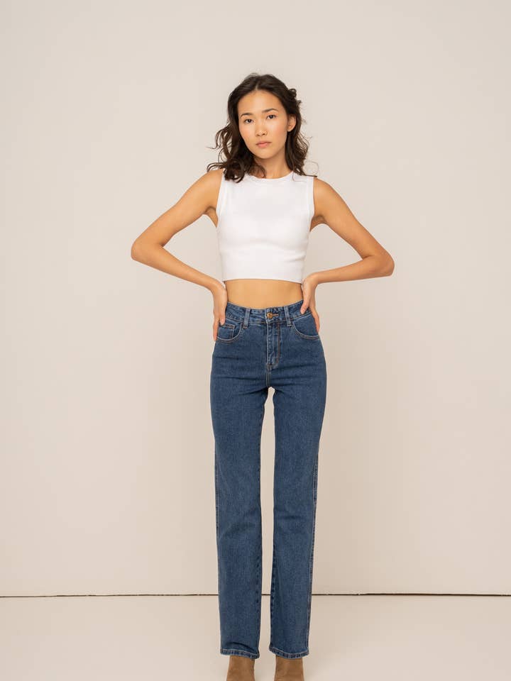 Kendal straight jeans for wholesale by Oraije Paris