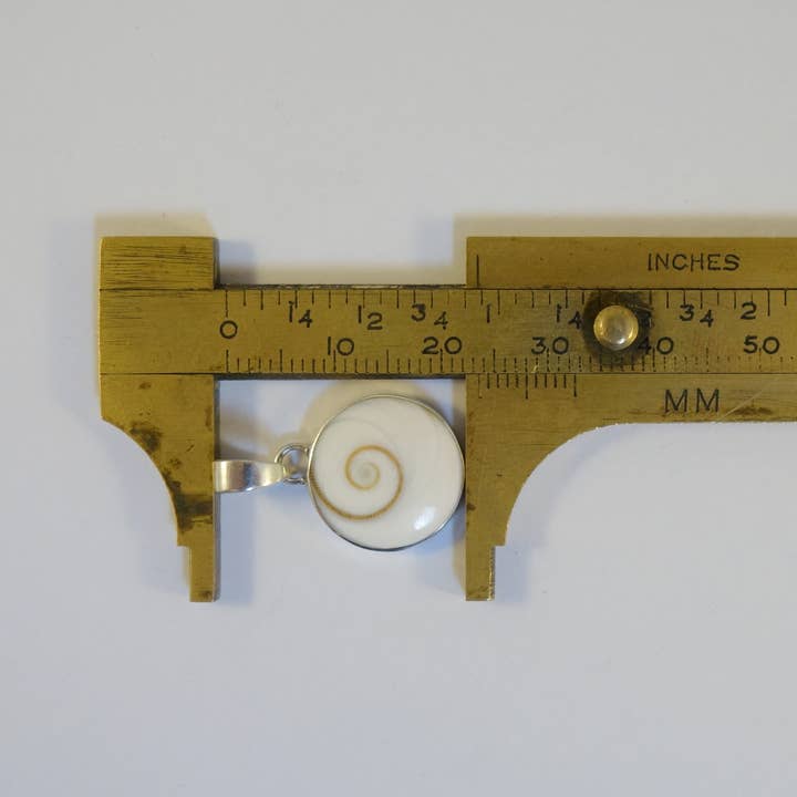 Ajmer by Jodi - Wholesale Individual Charm/Pendant - Petite Round Eye of Shiva Pendant in Sterling Silver6