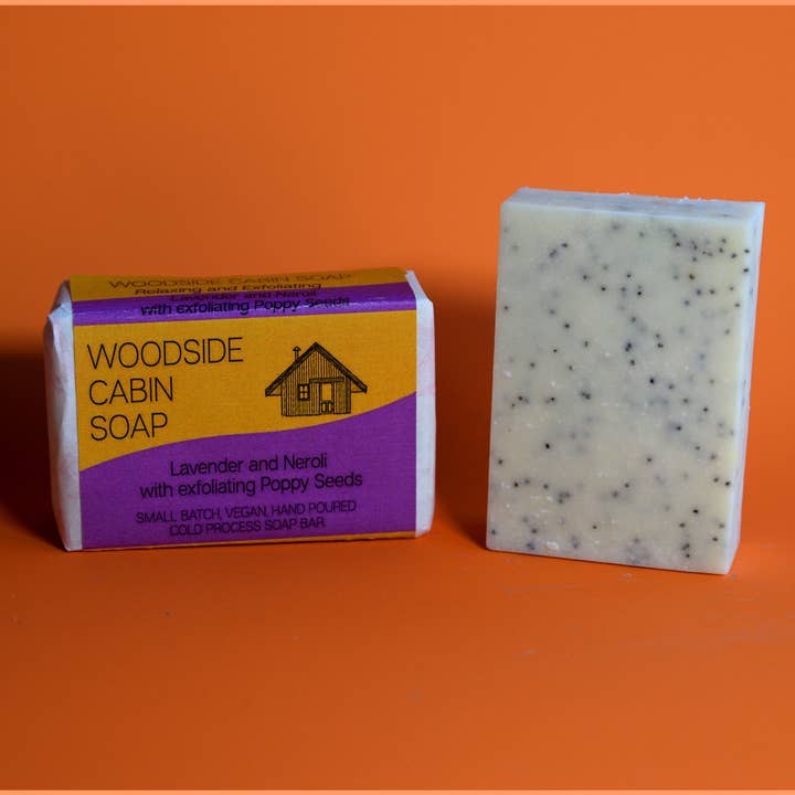 Neroli and Lavender with Poppy Seeds for wholesale by Woodside Cabin Soap