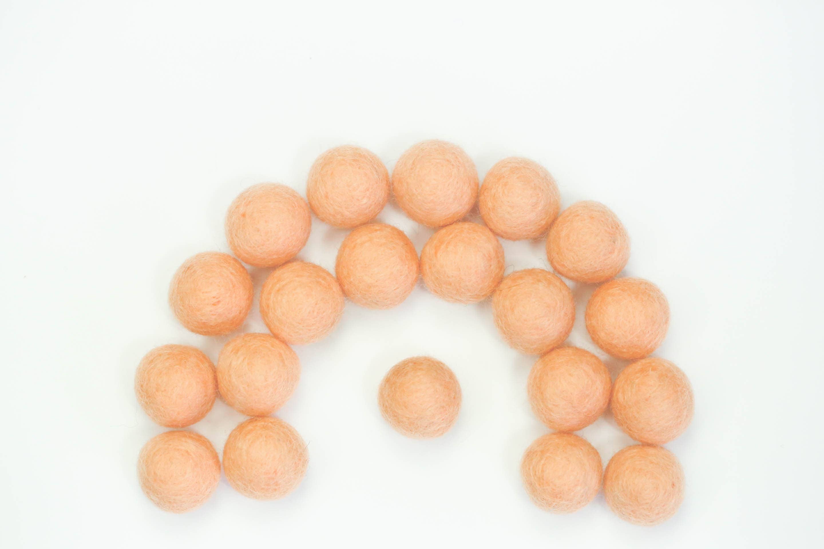 The Felt Pod - Wholesale Craft Supplies - 2.5 cm Felt Balls 100 Pieces -for DIY Garland Wool Beads26