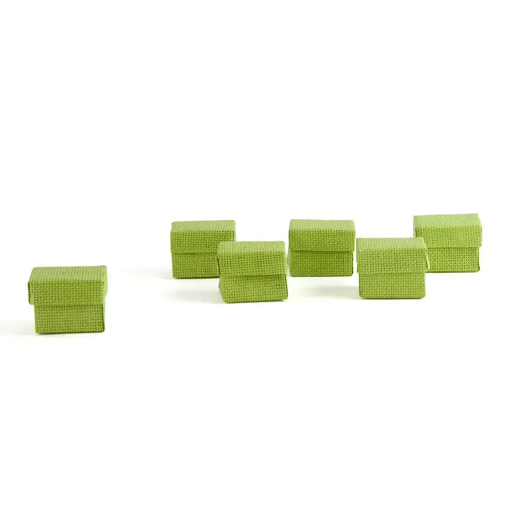 Weddingstar Inc. – wholesale Party favour bag/box – Natural Woven Favour Boxes With Lids - Grass Green (6)2