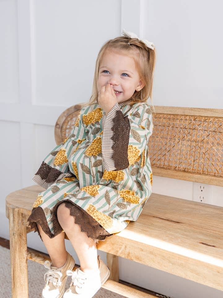 Fall Florals Girl’s Dress : Baby : Toddler : Girl : Tween    for wholesale by Yo Baby