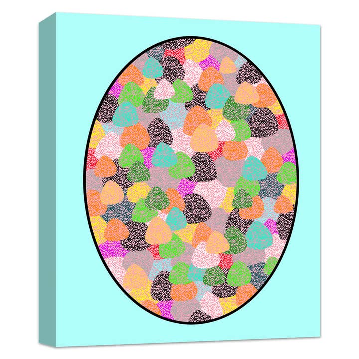 Watercolor Rocks 22'' x 20'' Canvas Wall Art for wholesale by PTM Images