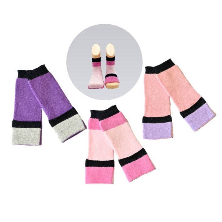 Baby Gripper socks -3 pack - Pink mix for wholesale by Peekaboo Socks