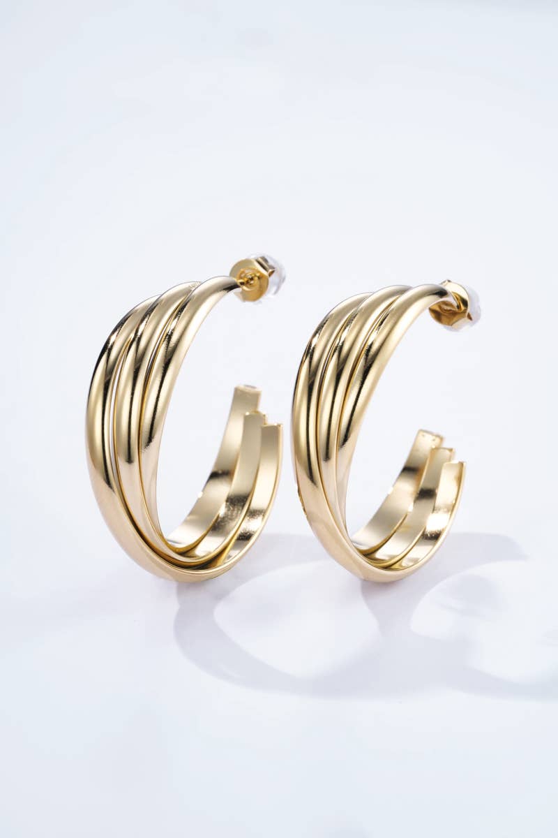 BYREN | ÉLINE L'ATELIER - Wholesale Dangle Earrings - Stainless steel earrings 124AQ2900