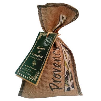 L'Ami Provencal Provence Herbs in Burlap Bag 5.29oz for wholesale by The French Farm