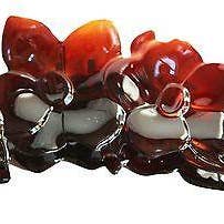 Parcelona French Extra Large Clementine Shell Celluloid Claw Jaw Hair Clip for wholesale by Parcelona