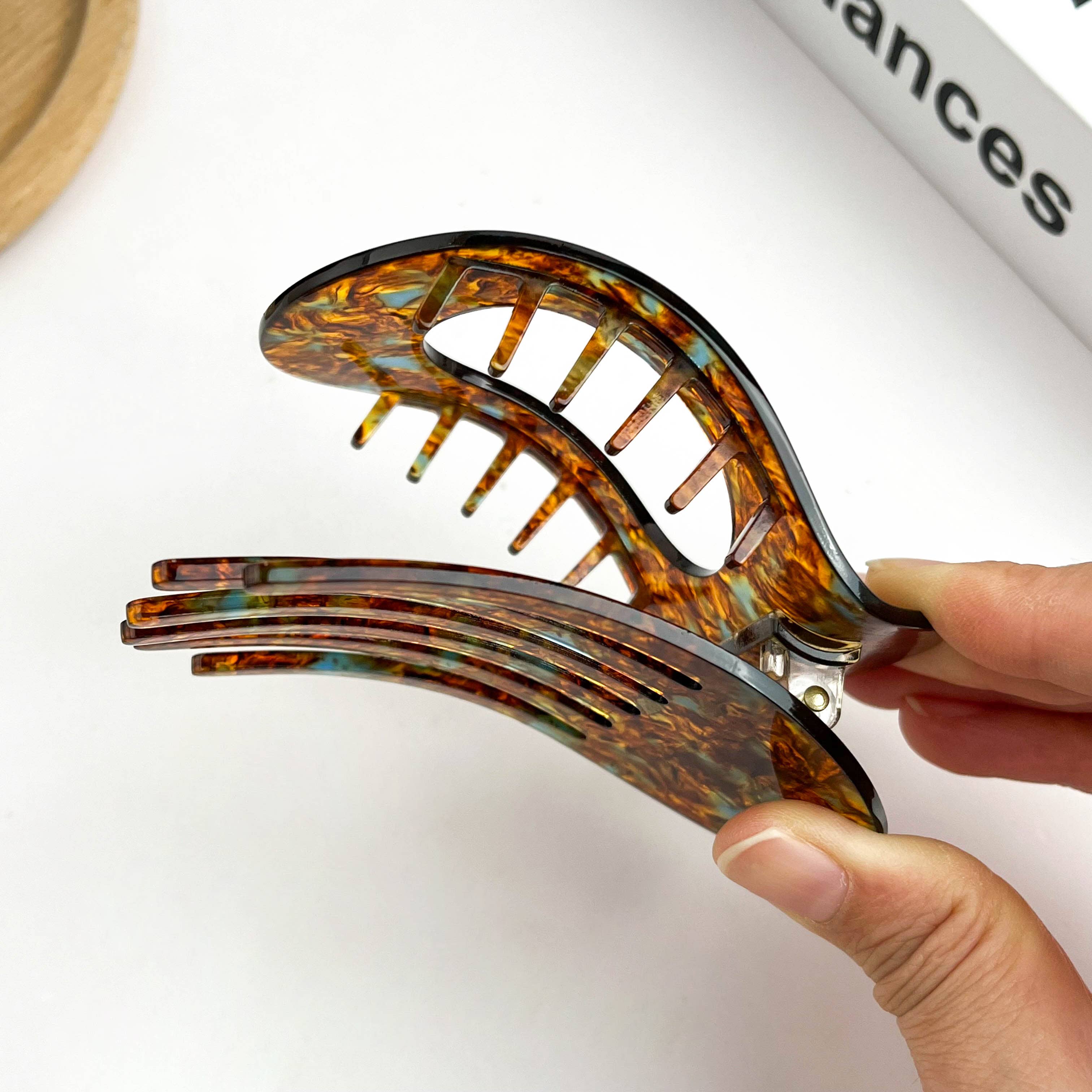 TheDivaSoap - Wholesale Hair Clip - Women's - Acetate Classic Colorful Flat Hair Clips, Stylish Barrettes7