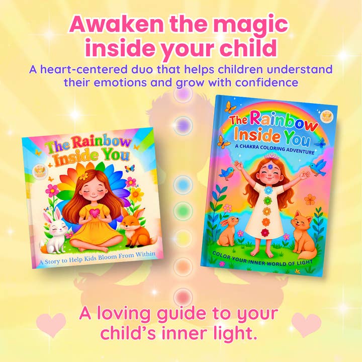 Das Regenbogen-Duo in dir – Bilderbuch + Malbuch für den Großhandel von Starborn Spirit