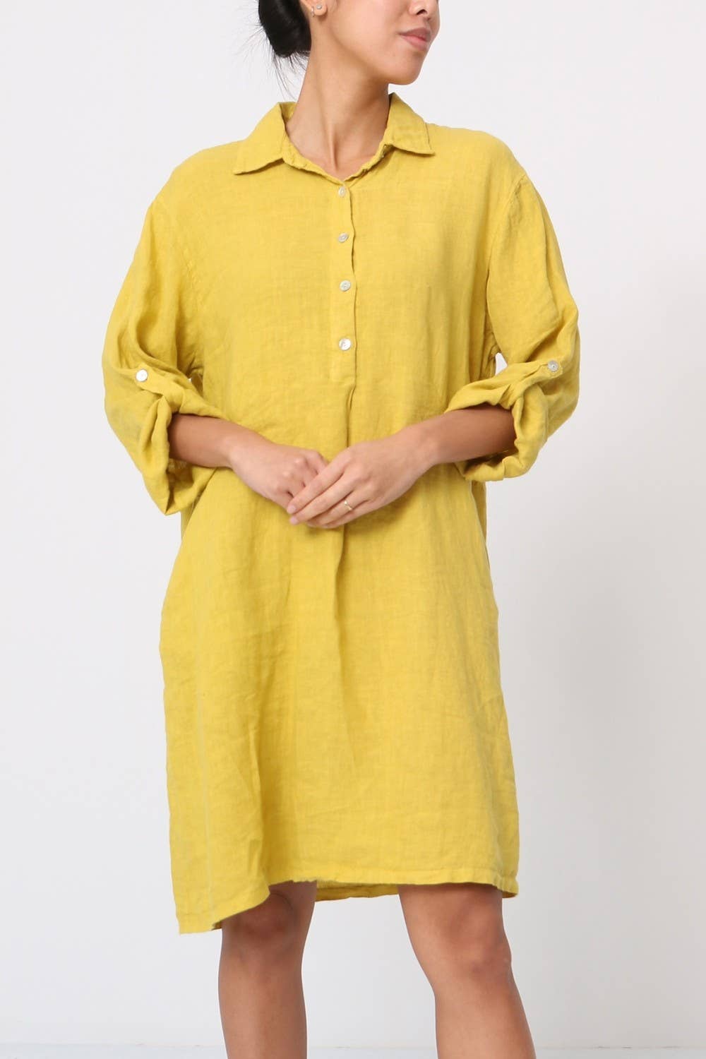 LÉA & LUC – Engroshandel Kjole - Dame – Korte kjoler i 100% hør REF. 135126