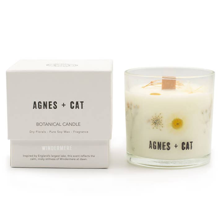 Botanical Soy Wax Candle - Windermere for wholesale by Agnes + Cat