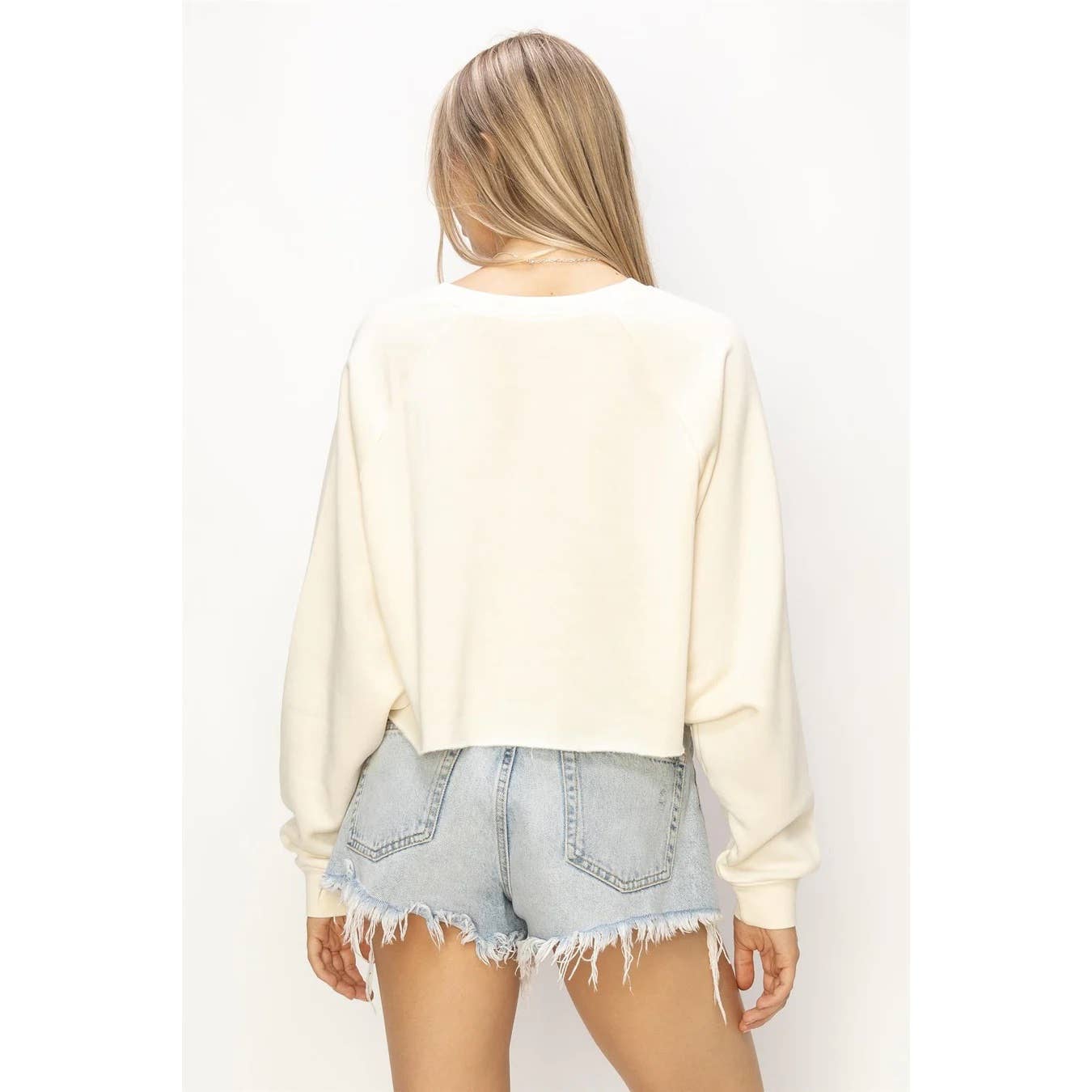 Apolline - Wholesale Sweatshirt - Women's - LAID BACK CROP SWEATSHIRT9