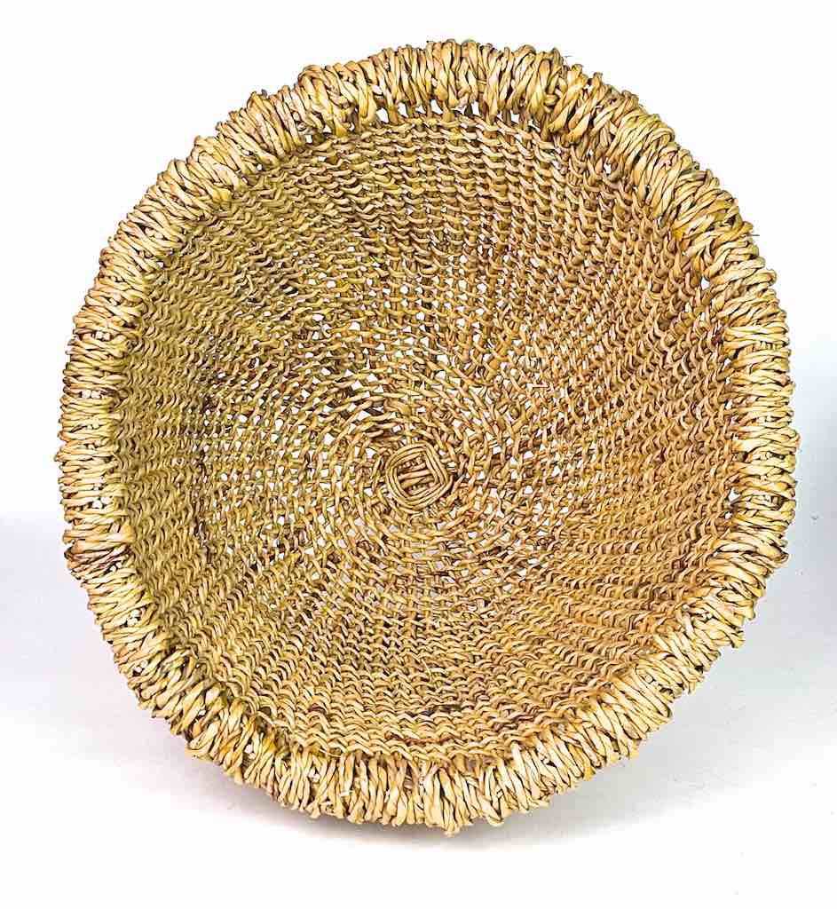 The Niger Bend - Vendita all'ingrosso Cestini - Cestino in stile «setaccio» in paglia profonda su supporto «ciambella» - Burkina Faso7