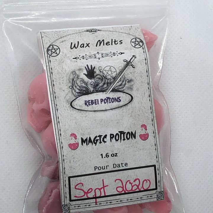 Rebel Potions - Wholesale Wax Melt - Magic Potion mini skull wax melts goth Halloween Samhain wit