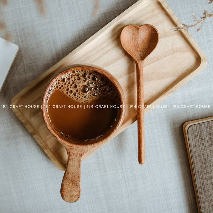 Hand Carved Wooden Heart Spoons - Home Decor and Gifts for wholesale by 194 Craft House