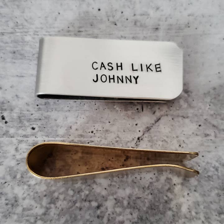 Salt and Sparkle – wholesale Money clip – Unisex – CASH LIKE JOHNNY Money Clip2