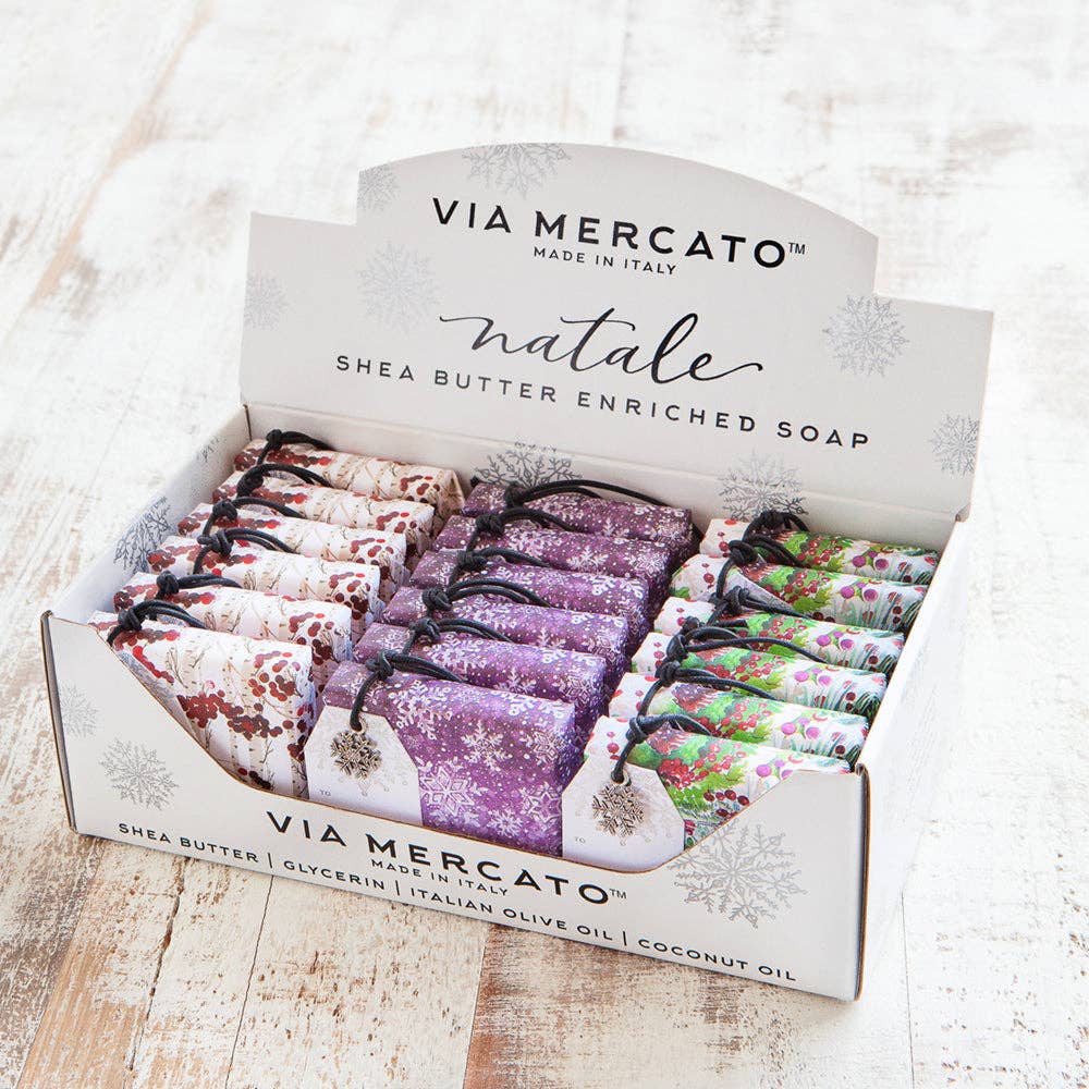 European Soaps - Wholesale Bar Soap - Natale Ornament Soap - Mixed Display2