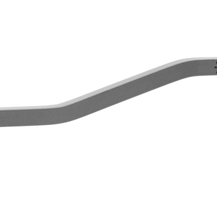 Square, Bi-Level Fingerboard Rail, 12" Long - Steel Construction - Silver Grey for wholesale by Teak Tuning Pro Fingerboards