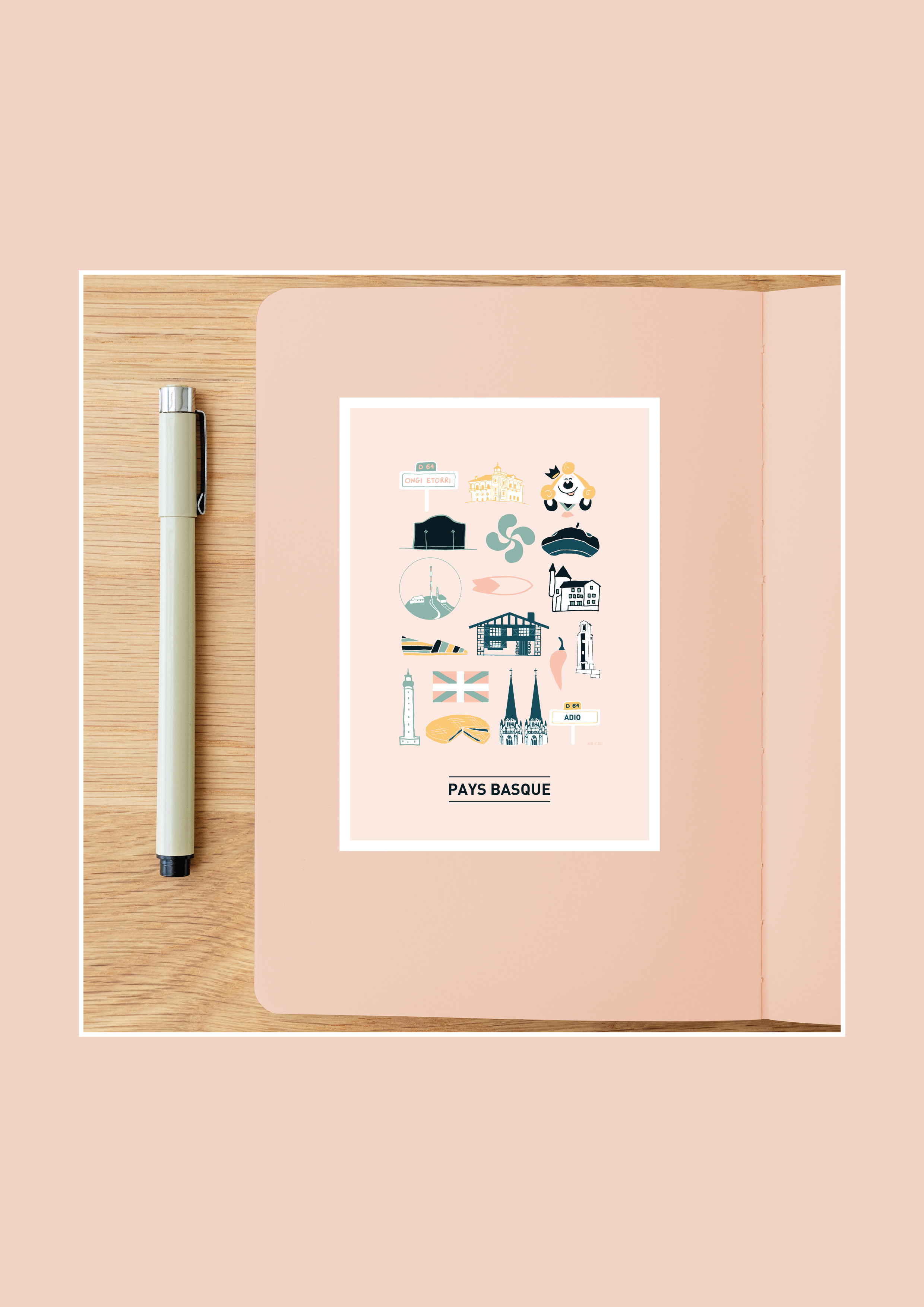 Mrjcrrart - Venta al por mayor Ilustración - País Vasco ilustrado1