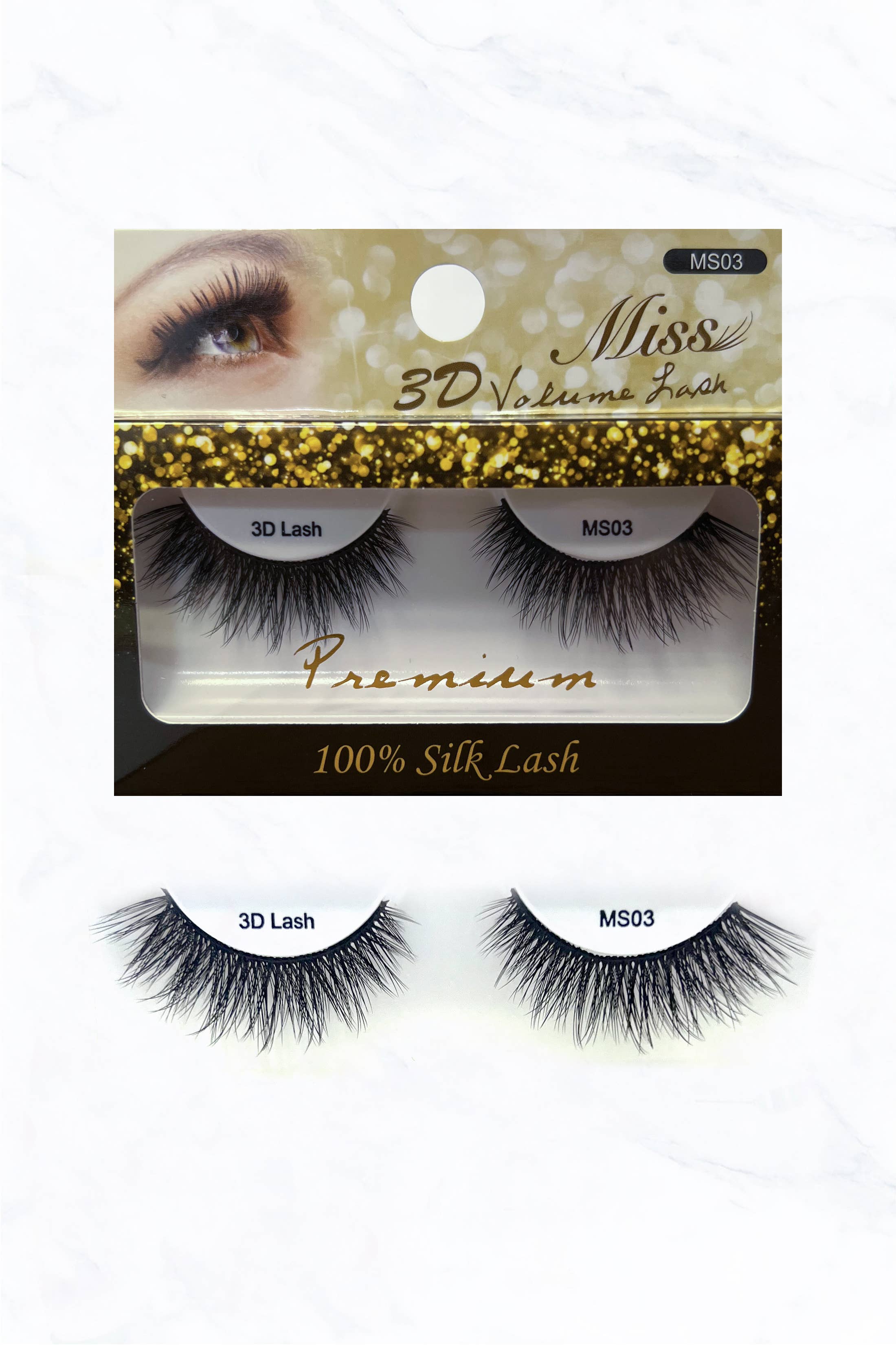 Suzie Q USA - Wholesale False/Fake Eyelashes - Miss 3D Volume Lash 224ELM-30