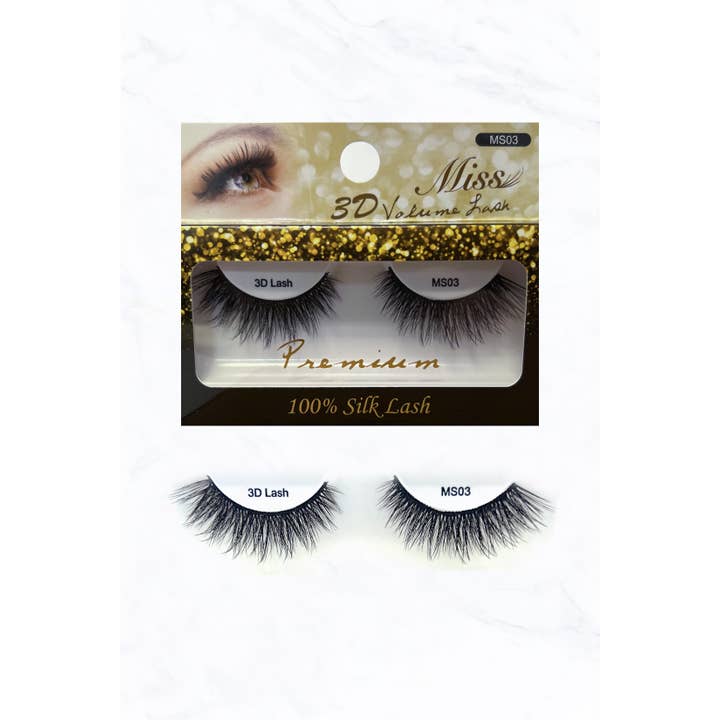 Suzie Q USA - Wholesale False/Fake Eyelashes - Miss 3D Volume Lash 224ELM-3