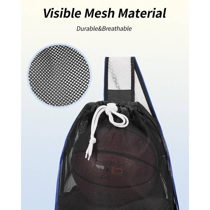 wandf - Wholesale Beach Bag - Mesh Drawstring Bag Swim Bag Quick-Dry Shoulder Strap30