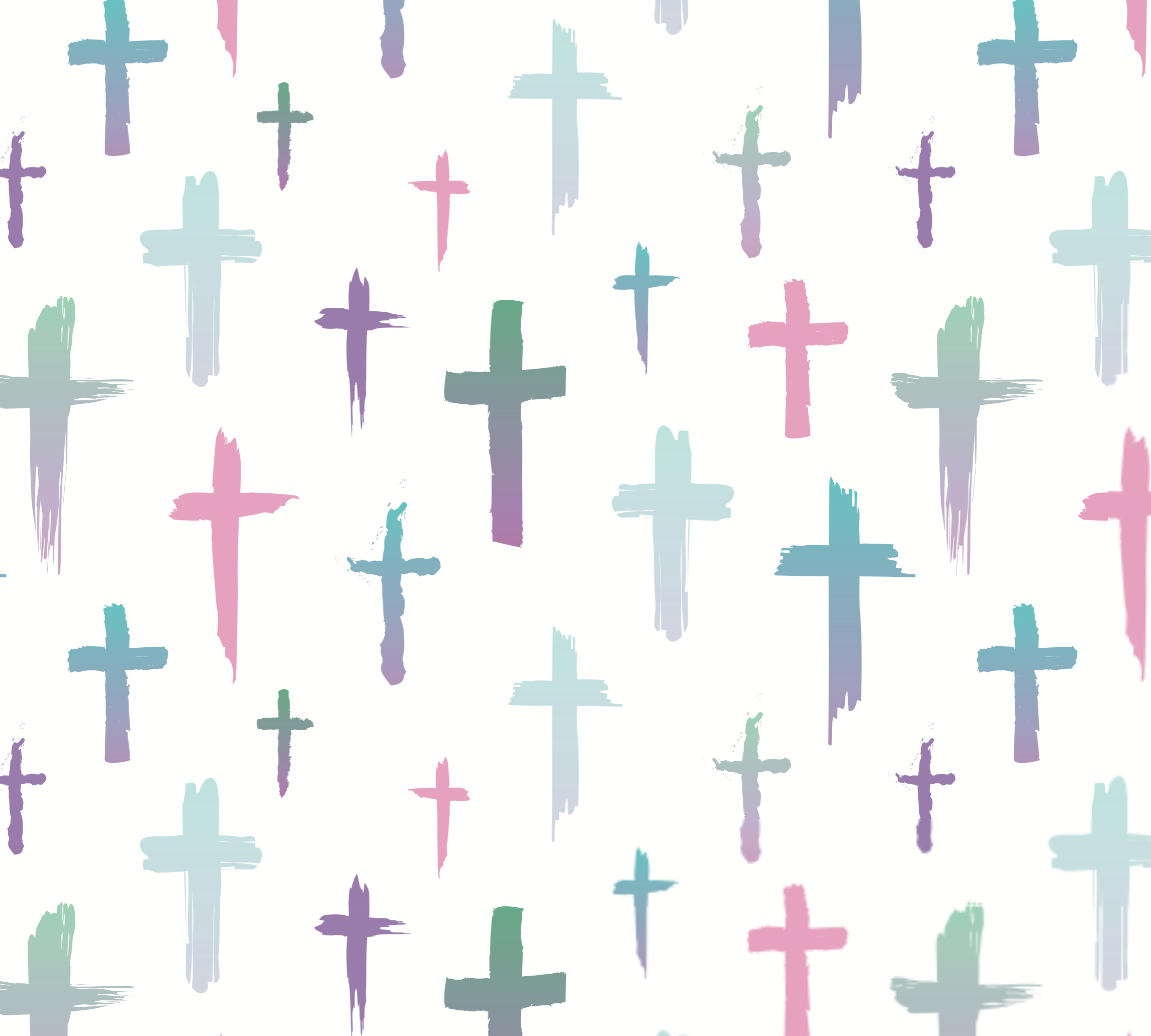 Stesha Wrapt – wholesale Flat wrap – Religious Pastel Rainbow Cross Gift Wrap3