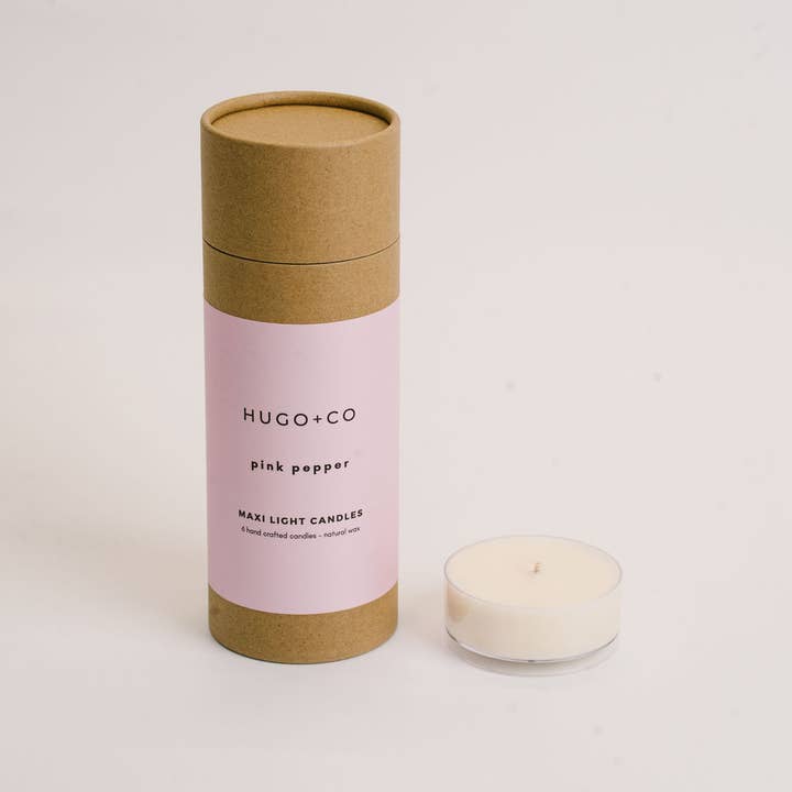 Pink Pepper Maxi Lights (Tube of 6) por atacado de HUGO+CO