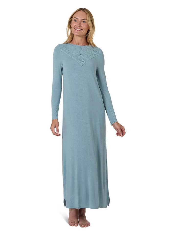 Women's Lace Trimmed Night Gown for wholesale by Infinity Classics International Inc.