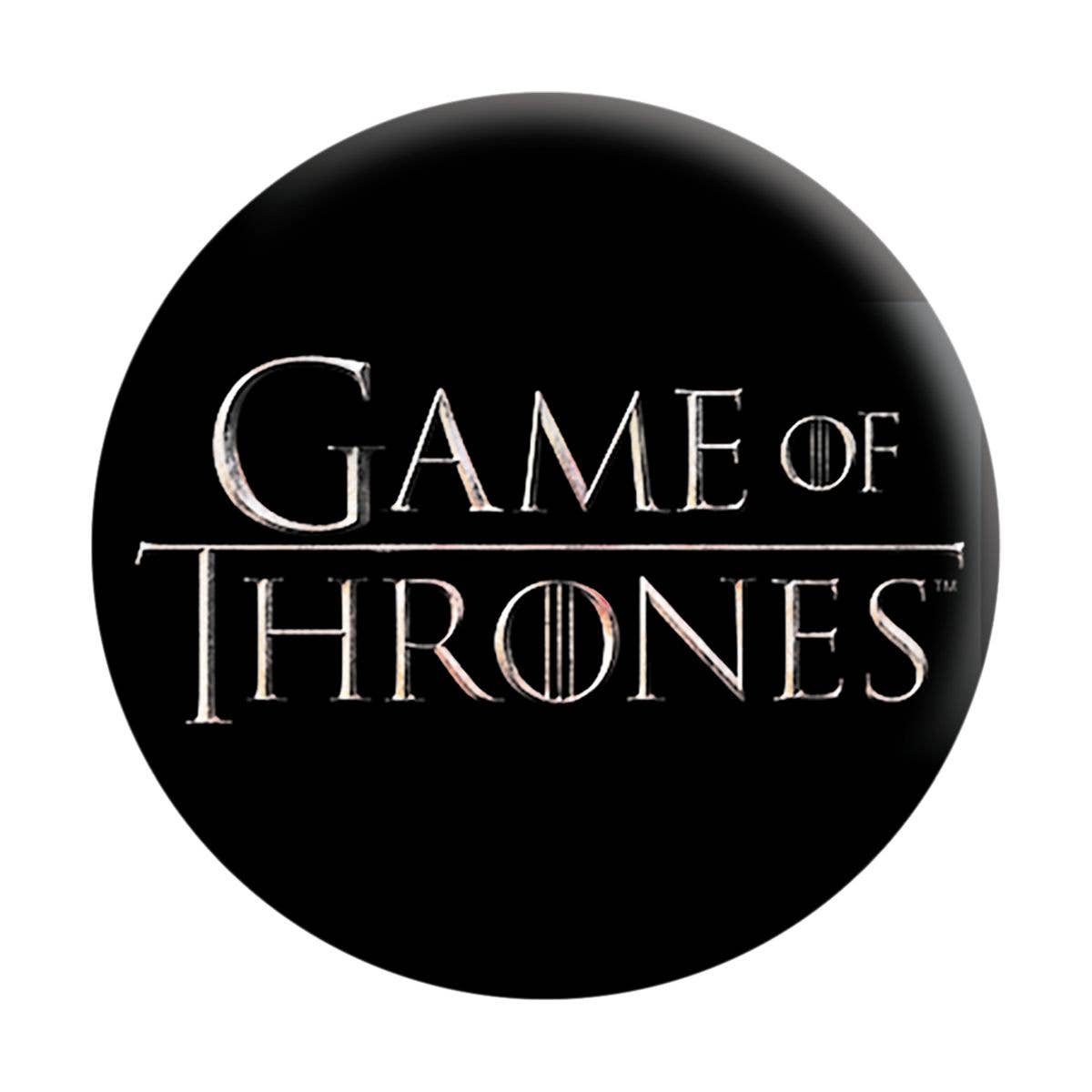 Square Deal Recordings & Supplies - Wholesale Lapel Pin/Button - Pin-on Button - 1.25 Inch - Game Of Thrones - TV Show Logo0