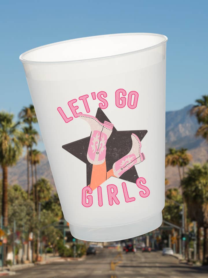 Taza helada Let's Go Girls | Set de 10 vasos de 16 onzas para venta al por mayor de Electric Feels Company