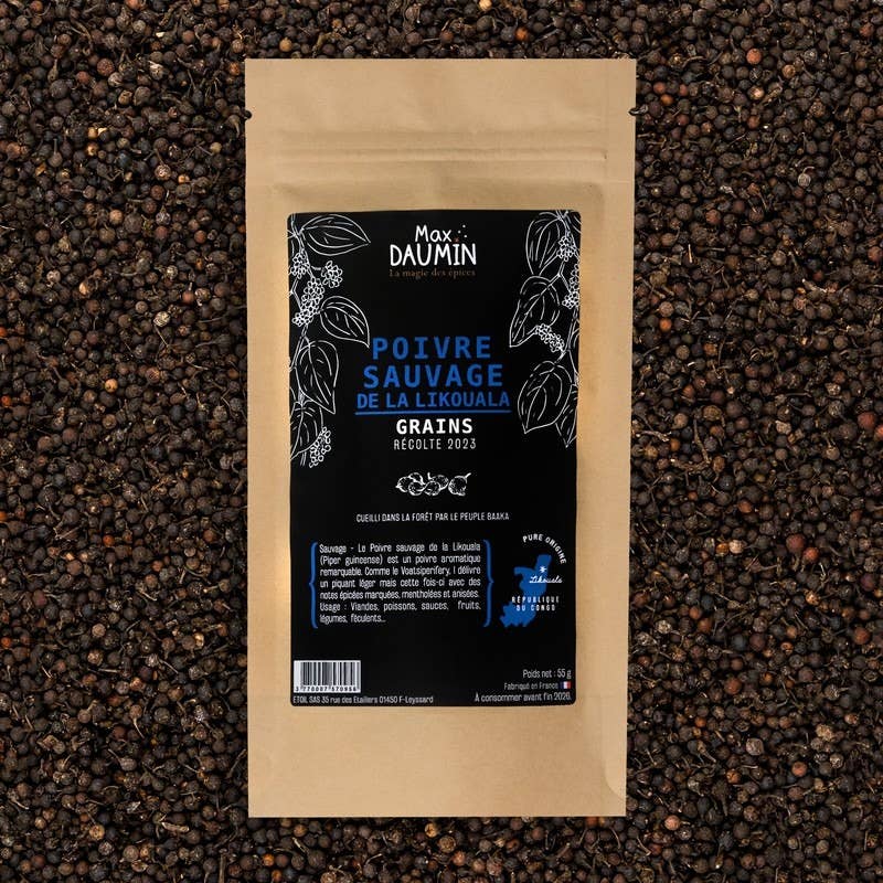 Epices Max Daumin - Vente Épices séchées - Poivre sauvage de la Likouala0