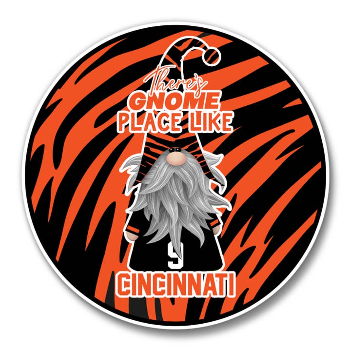 Gnome Ornament Cincinatti Bengals for wholesale by Christmas All Over
