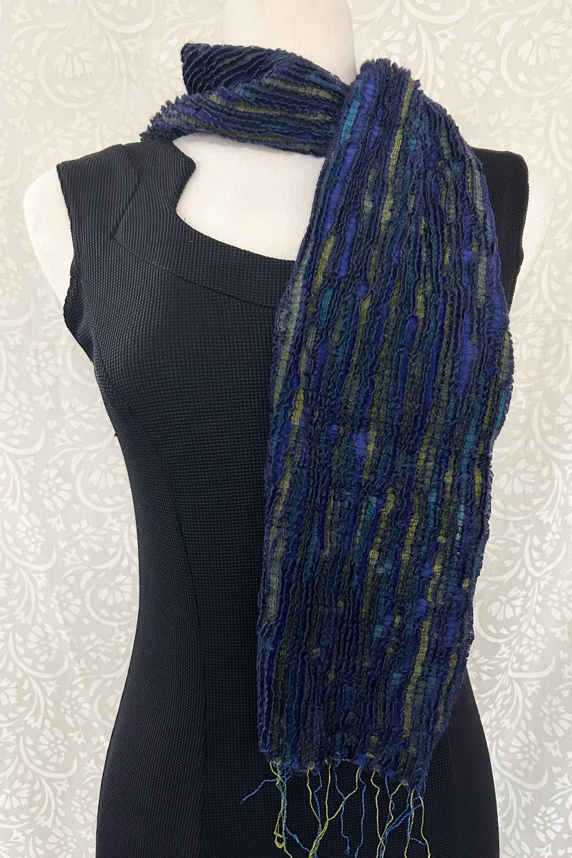 Sevya Handmade - Vente Écharpe – femme - Revati Écharpes en soie et laine33