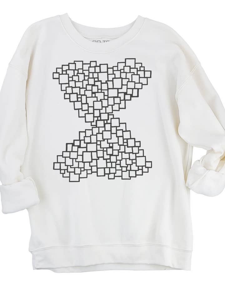 Felpa oversize in pile da donna Misfit per la vendita all'ingrosso da parte di Go To Devil