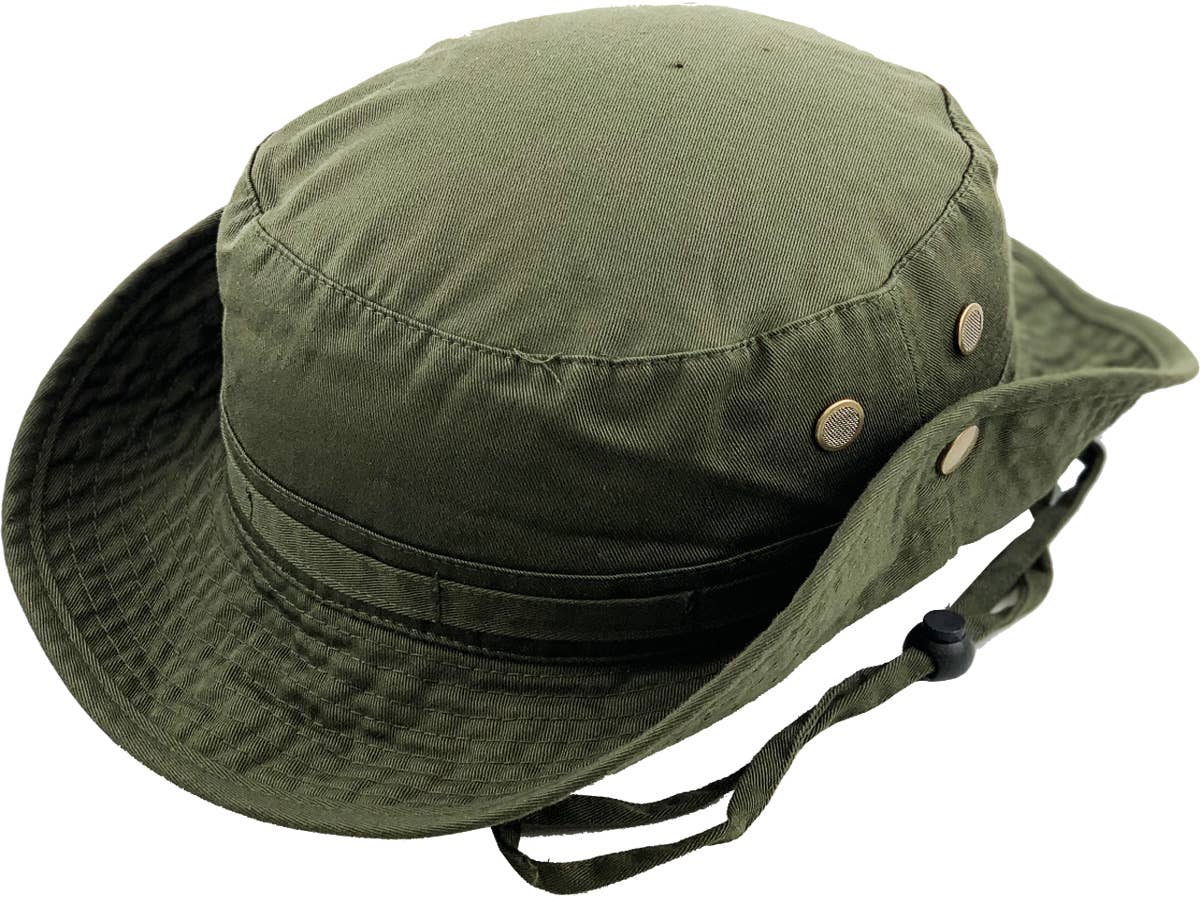 KBETHOS - Wholesale Bucket hat – Unisex - Solid Boonie Hat With String (Fitted)49