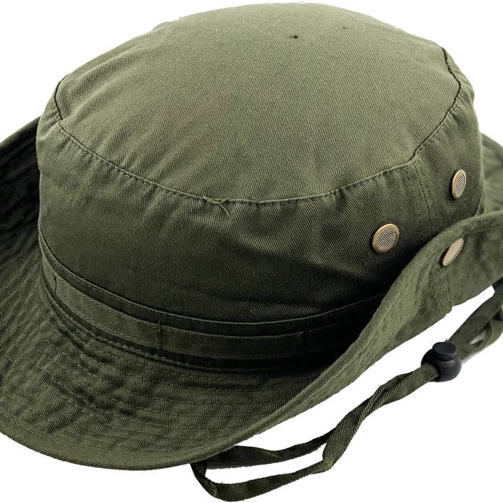 KBETHOS - Wholesale Bucket hat – Unisex - Solid Boonie Hat With String (Fitted)49