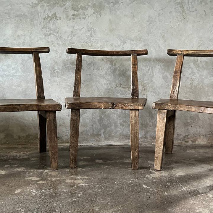 Office Objets – wholesale Chair – Large chair or armchair in antique teak H84 L6080