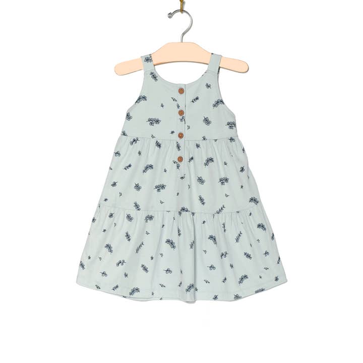 Robe à volants en couches - Eucalyptus pour la vente par City Mouse Studio