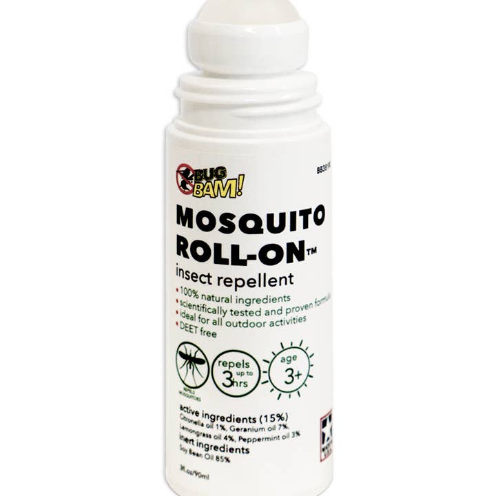 Bug Bam! - Vendita all'ingrosso Repellenti per insetti - All Natural Mosquito Roll-On™ 90 ml