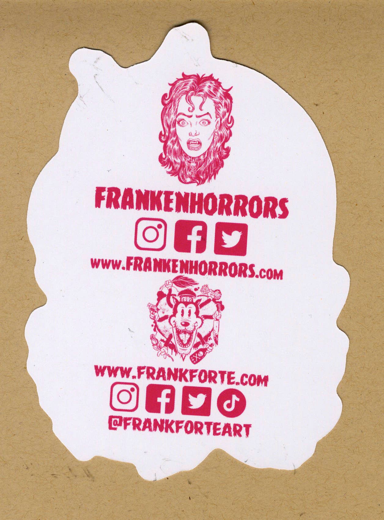 Xeno Pop - Wholesale Sticker - Frankenhorrors Vampire Fangs 5x4 die cut vinyl sticker4
