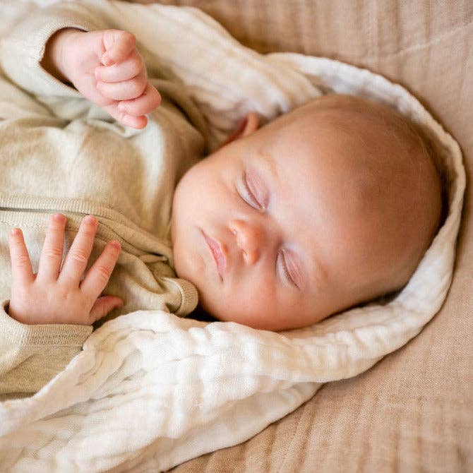 Fibre for Good - Wholesale Swaddle – Baby - Undyed Organic Cotton Muslin Wrap3