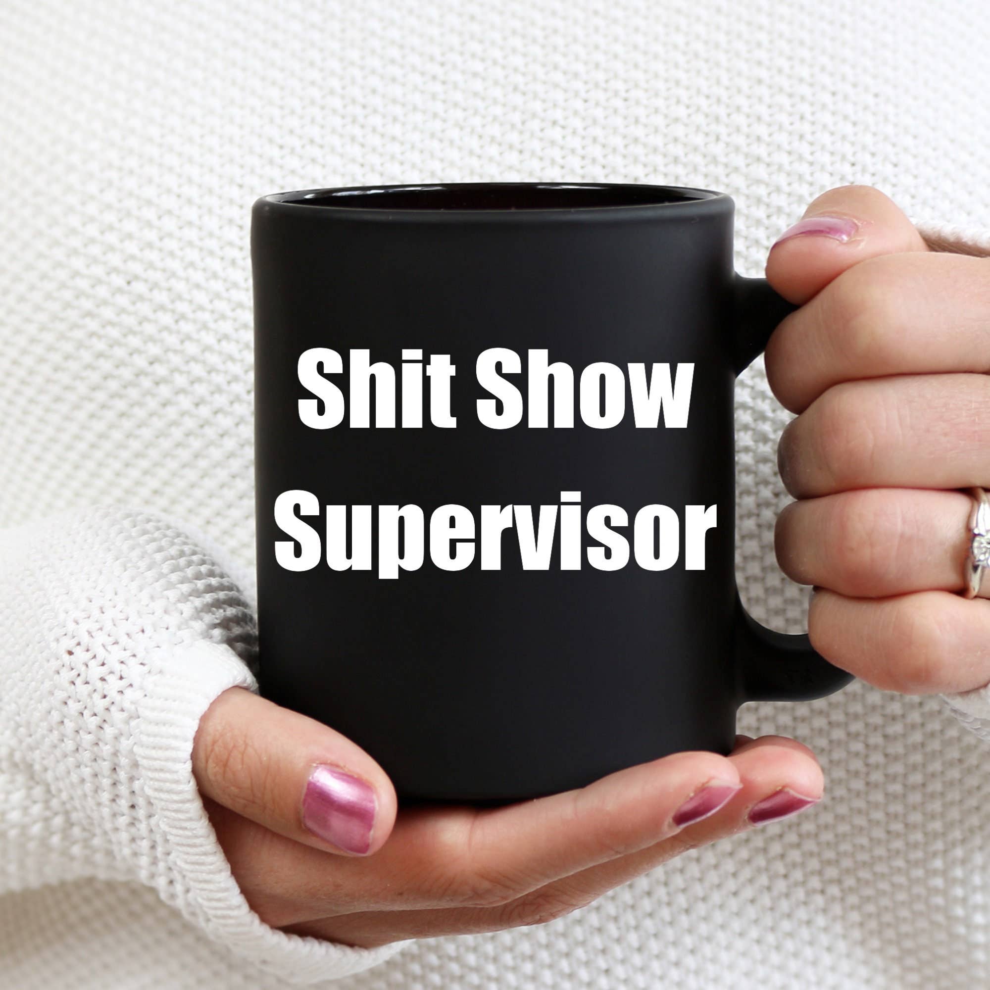 Happy Jan Designs - Wholesale Koffiemok - Shit Show Supervisor-mok, grappige mok, sarcastische mok, cadeau0