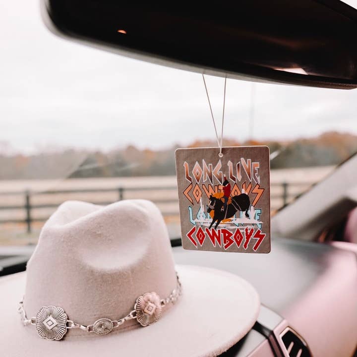 The Front Porch Label - Wholesale Car Freshener - Women's - Long Live Cowboys Car Air Freshener