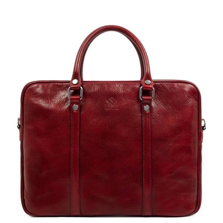 Red Leather Laptop Bag - The Hobbit for wholesale on Faire0