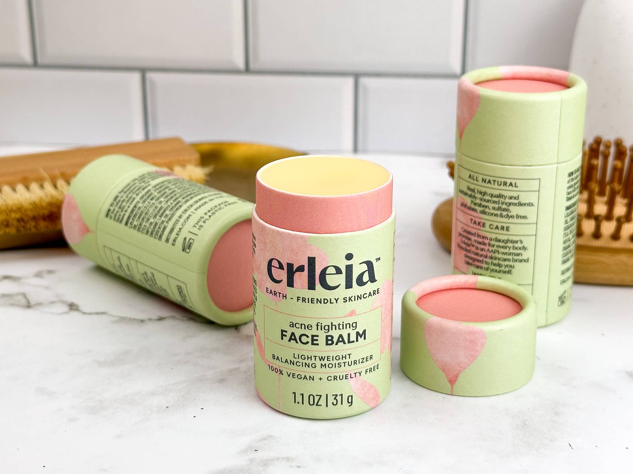 Erleia - Wholesale Facial Moisturizer - Face Balm - Acne Fighting - Lightweight Serum & Moisturizer